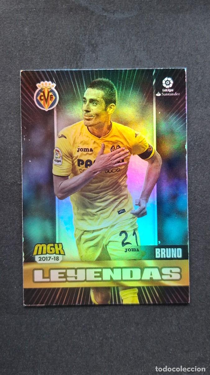 Cromos de f&uacute;tbol: L1 BRUNO VILLARREAL C. F. 537 LEYENDAS PANINI MEGACRACKS 2017 2018 17 18