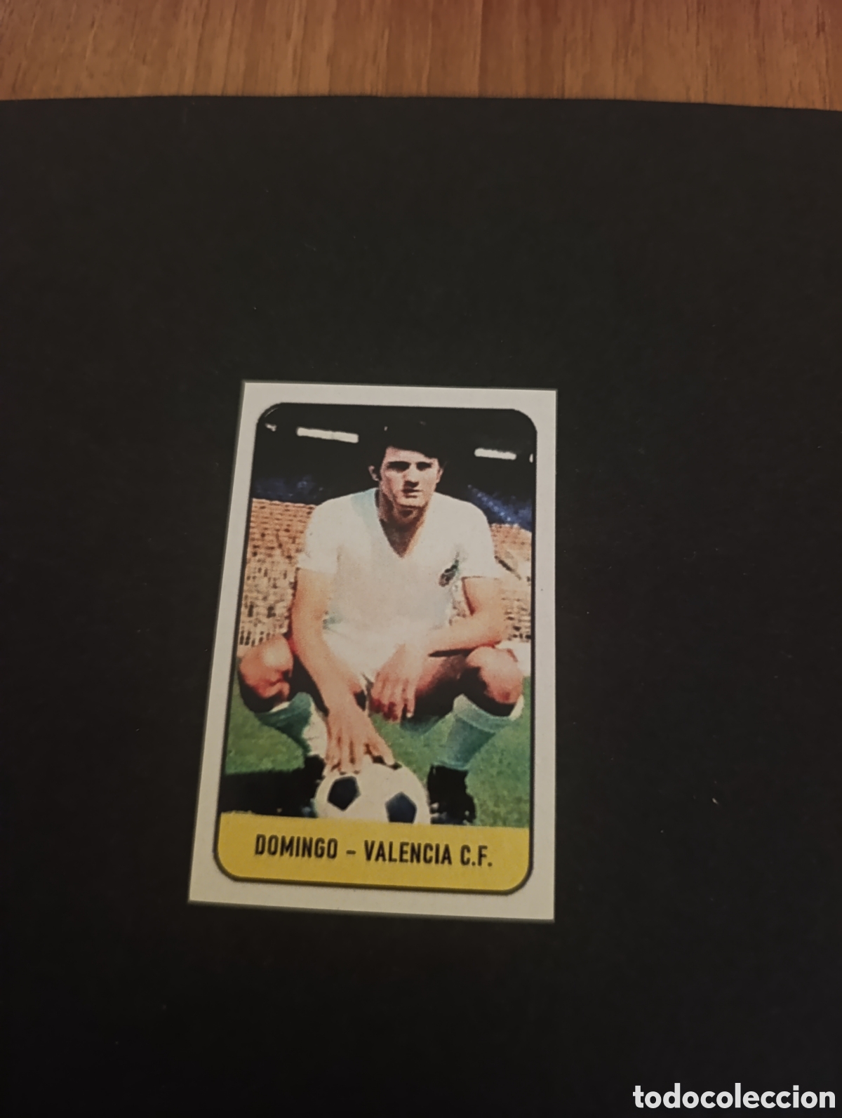 Football Stickers: Cromo Domingo Valencia CF Liga Este 78 79, ampliaci&oacute;n de la colecci&oacute;n.