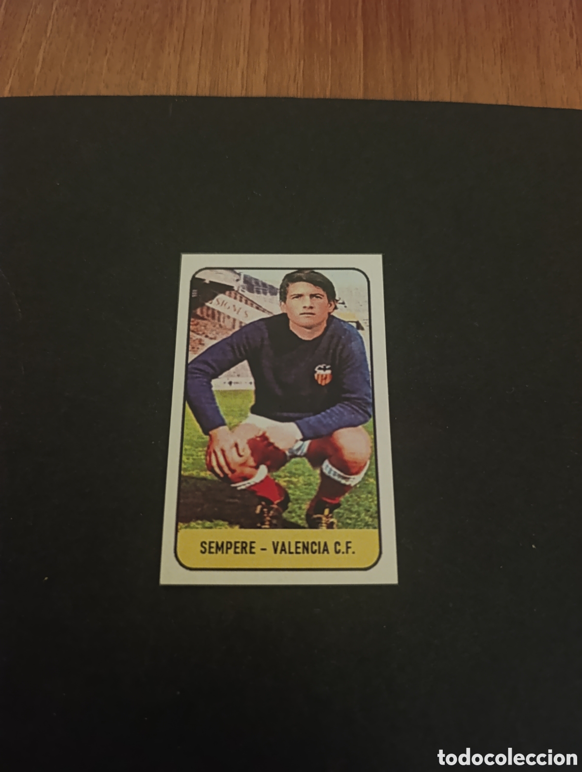 Cromos de f&uacute;tbol: Cromo Sempere Valencia CF Liga Este 78 79, ampliaci&oacute;n de la colecci&oacute;n.