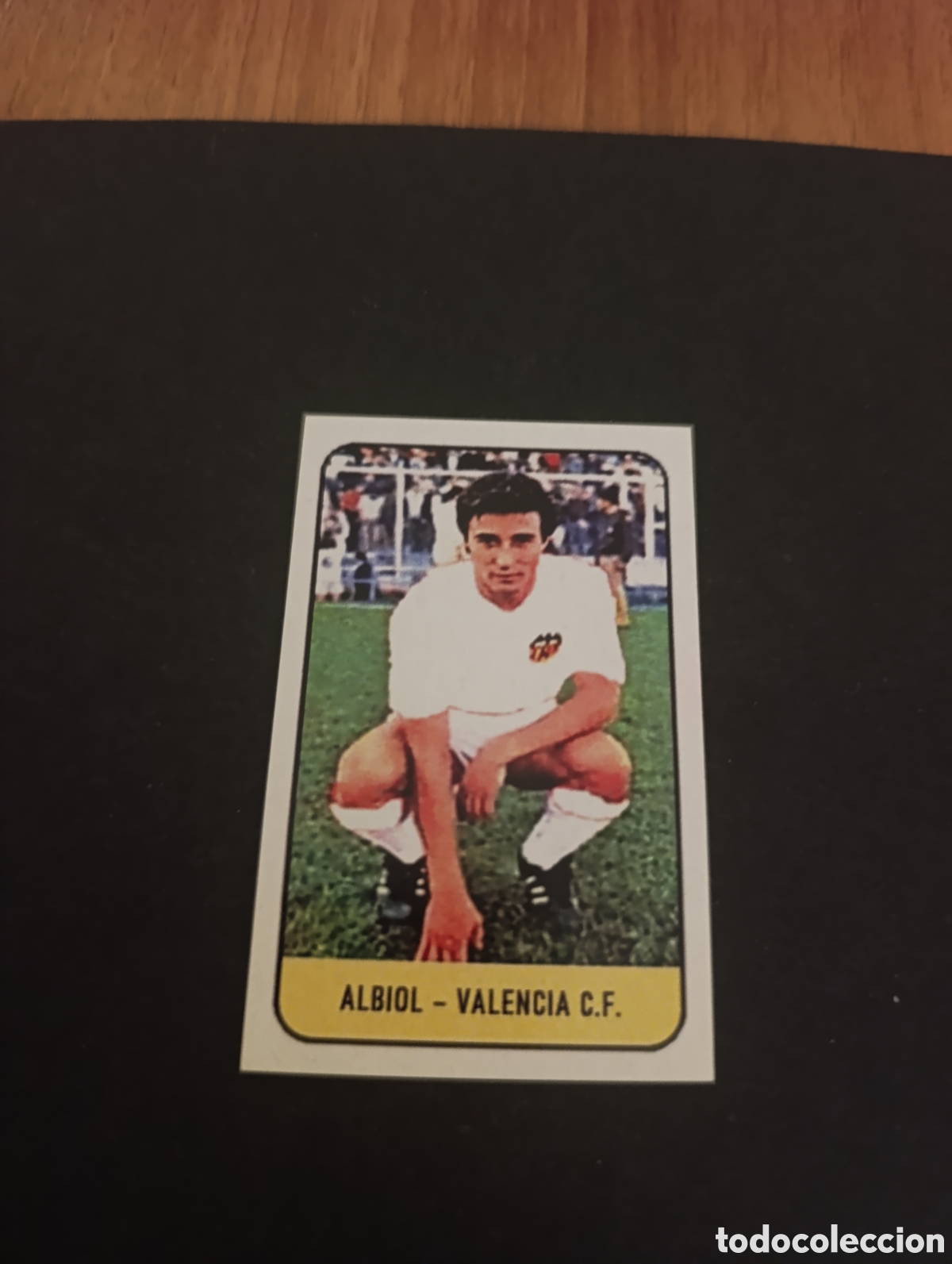 Cromos de f&uacute;tbol: Cromo Albiol Valencia CF Liga Este 78 79, ampliaci&oacute;n de la colecci&oacute;n.