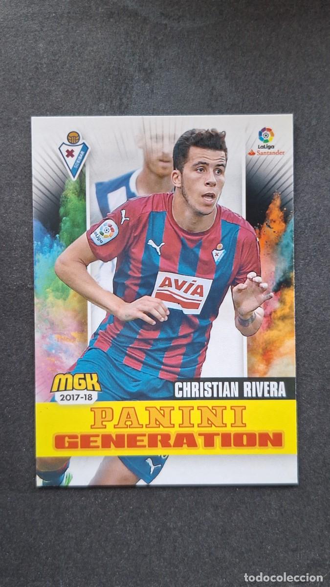 Cromos de f&uacute;tbol: L1 CHRISTIAN RIVERA S. D. EIBAR 216 PANINI GENERATION PANINI MEGACRACKS 2017 2018 17 18