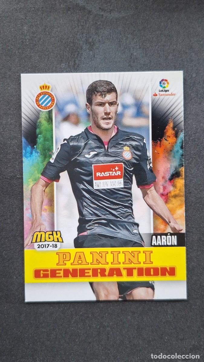 Cromos de f&uacute;tbol: L1 AARON R. C. D. ESPA&Ntilde;OL 243 PANINI GENERATION PANINI MEGACRACKS 2017 2018 17 18