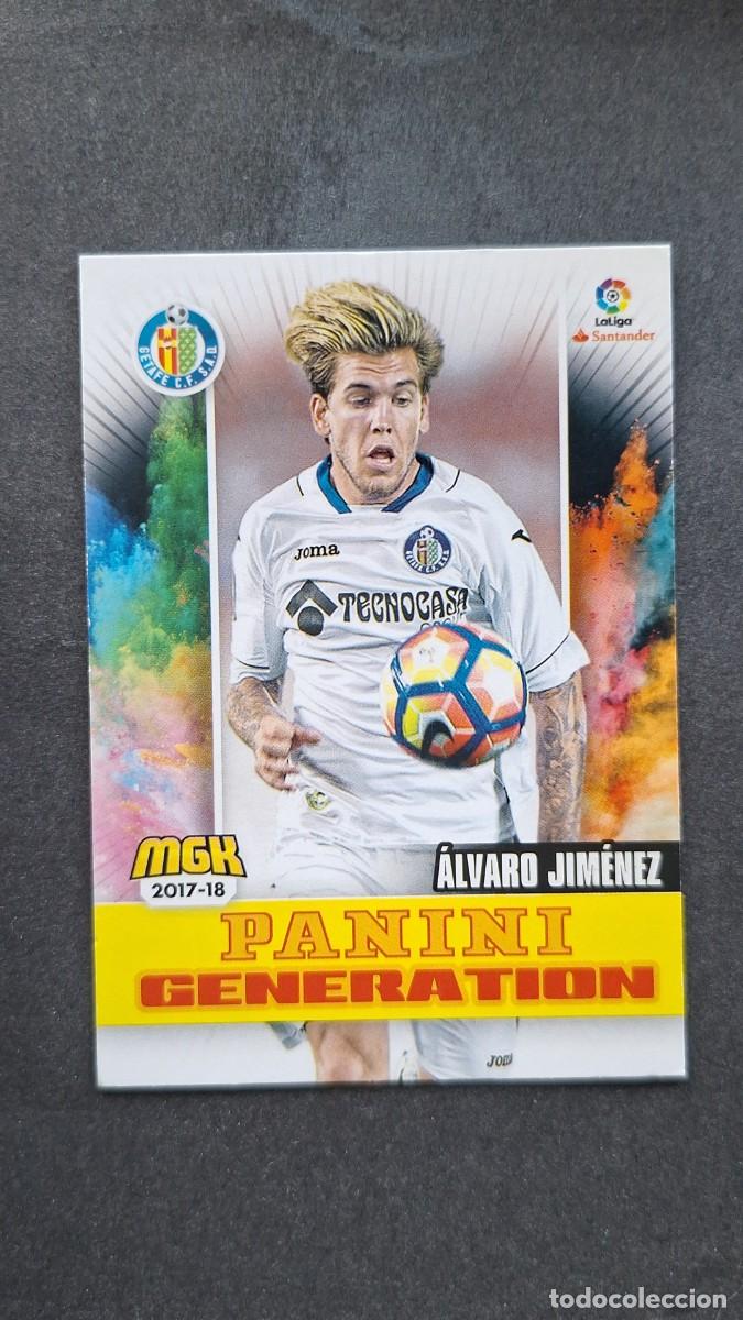 Cromos de f&uacute;tbol: L1 ALVARO JIMENEZ GETAFE C. F. 270 PANINI GENERATION PANINI MEGACRACKS 2017 2018 17 18