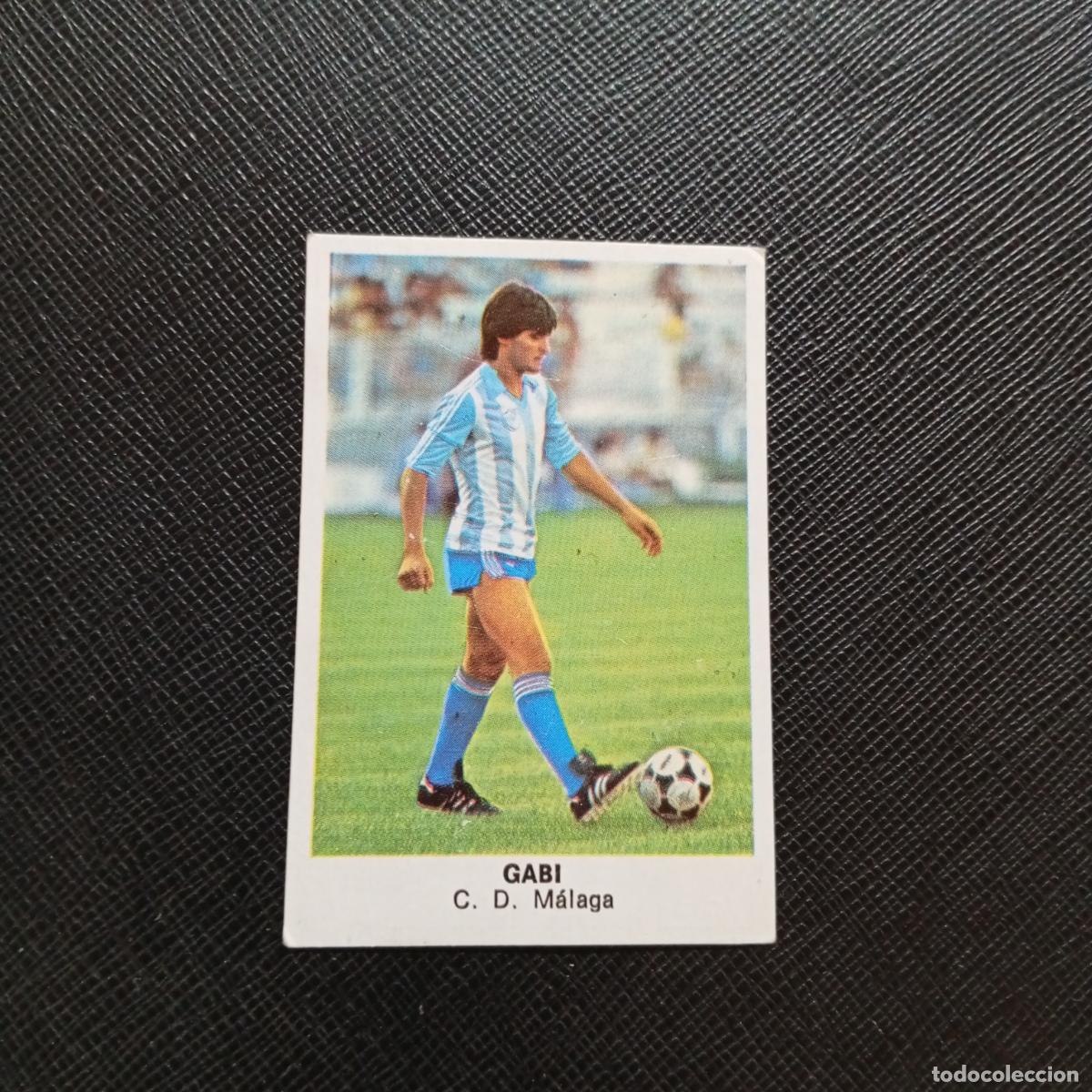 Cromos de f&uacute;tbol: GABI MALAGA CANO 1983 1984 CROMO FUTBOL 83 84 LIGA - DESPEGADO - A25 PG25 FICHAJE 2