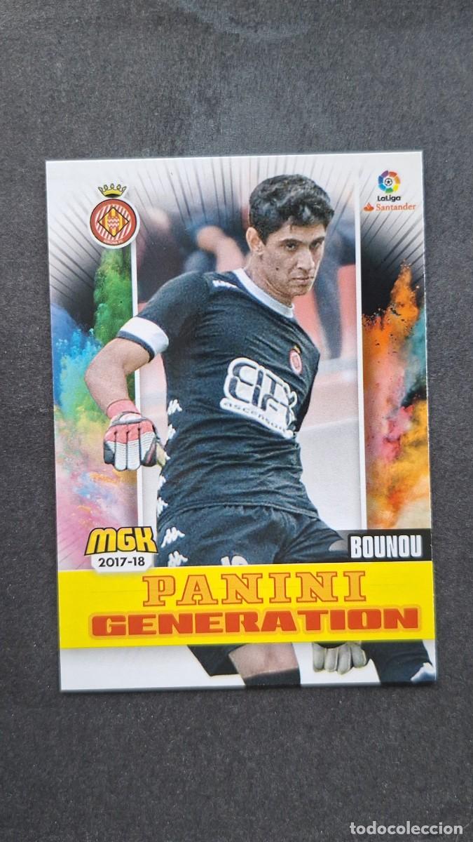 Cromos de f&uacute;tbol: L1 BOUNOU GIRONA F. C. 297 PANINI GENERATION PANINI MEGACRACKS 2017 2018 17 18