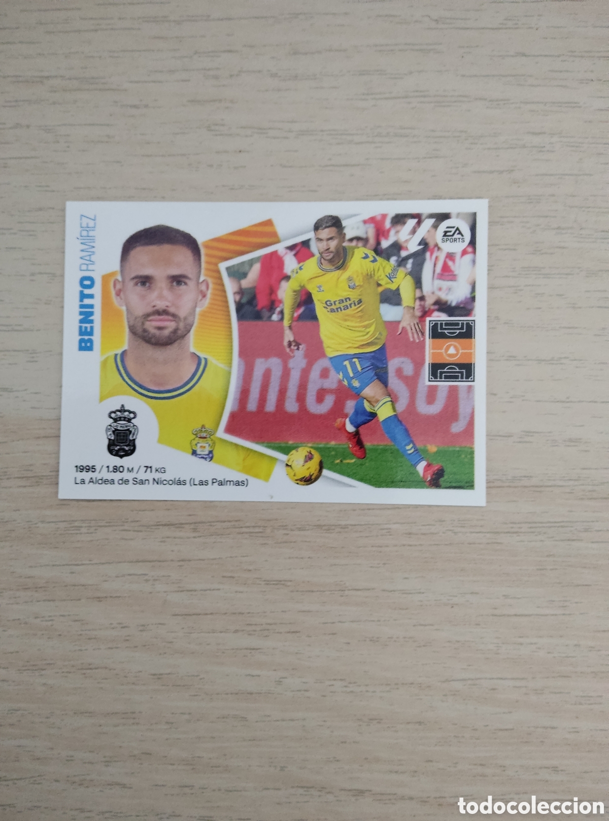 Cromos de f&uacute;tbol: 14 BENITO RAMIREZ UD LAS PALMAS LIGA ESTE 2024 2025
