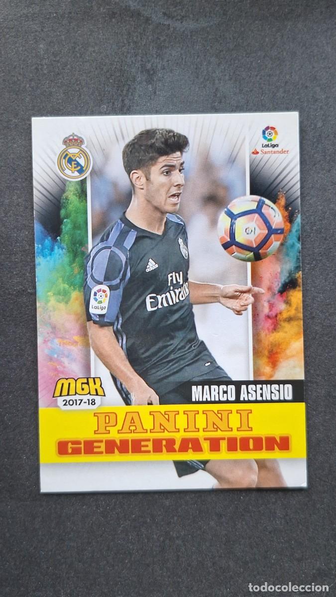Cromos de f&uacute;tbol: L1 MARCO ASENSIO REAL MADRID 405 PANINI GENERATION PANINI MEGACRACKS 2017 2018 17 18