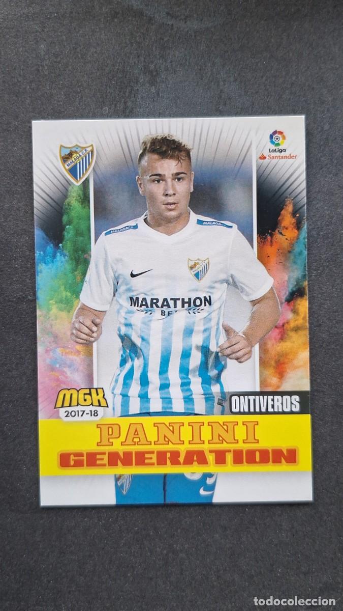 Cromos de f&uacute;tbol: L1 ONTIVEROS MALAGA C. F. 432 PANINI GENERATION PANINI MEGACRACKS 2017 2018 17 18