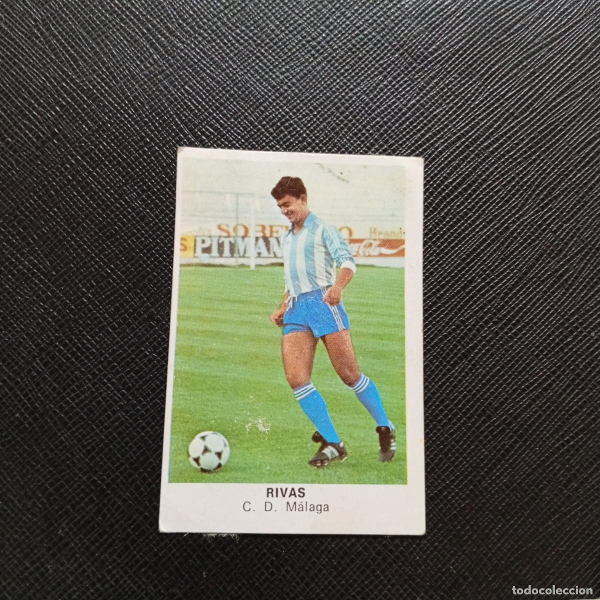 Cromos de f&uacute;tbol: 4 RIVAS MALAGA CANO 1983 1984 CROMO FUTBOL 83 84 LIGA - DESPEGADO - A25 PG27 FICHAJE 4
