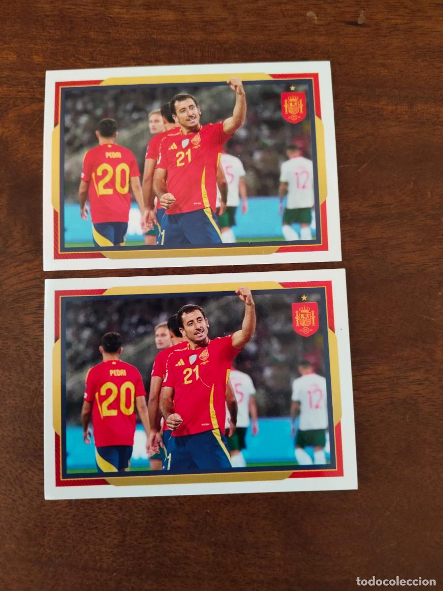 Cromos de f&uacute;tbol: 2 cromos de Oyarzabal. N&uacute;mero 5, Carrefour Mundial 2026.