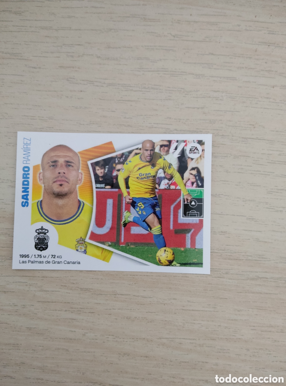 Cromos de f&uacute;tbol: 18 SANDRO RAMIREZ UD LAS PALMAS LIGA ESTE 2024 2025