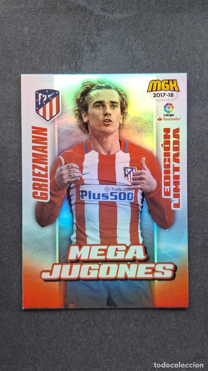 Cromos de f&uacute;tbol: L1 GRIEZMANN ATLETICO DE MADRID 70B MEGA JUGONES EDICION LIMITADA PANINI MEGACRACKS 2017 2018 17 18