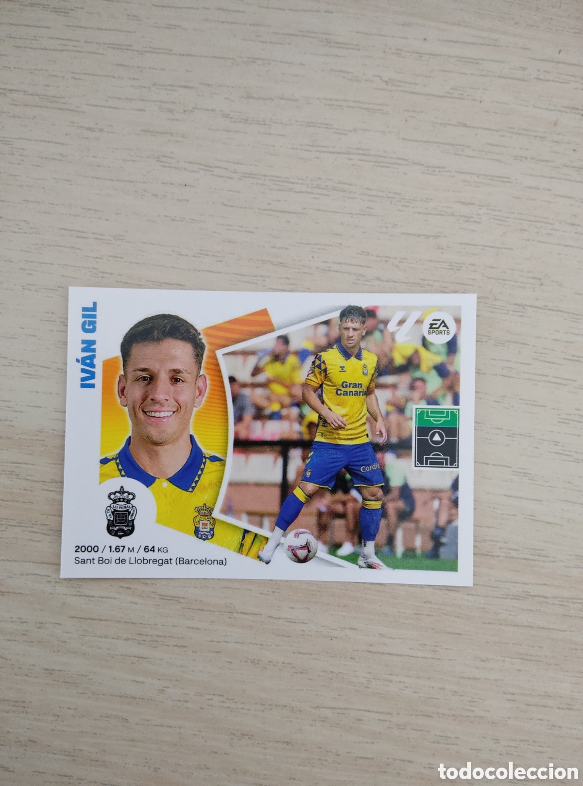 Cromos de f&uacute;tbol: 20 IVAN GIL UD LAS PALMAS LIGA ESTE 2024 2025