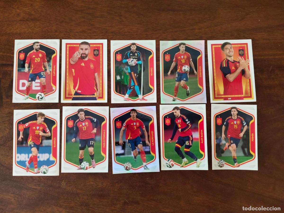 Cromos de f&uacute;tbol: 10 Cromos Mundial 2026. Carrefour.