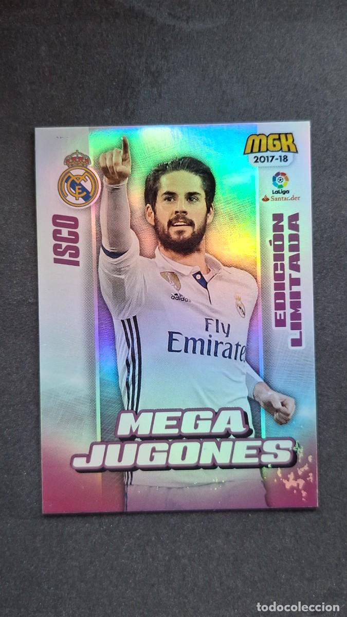 Cromos de f&uacute;tbol: L1 ISCO REAL MADRID 390B MEGA JUGONES EDICION LIMITADA PANINI MEGACRACKS 2017 2018 17 18
