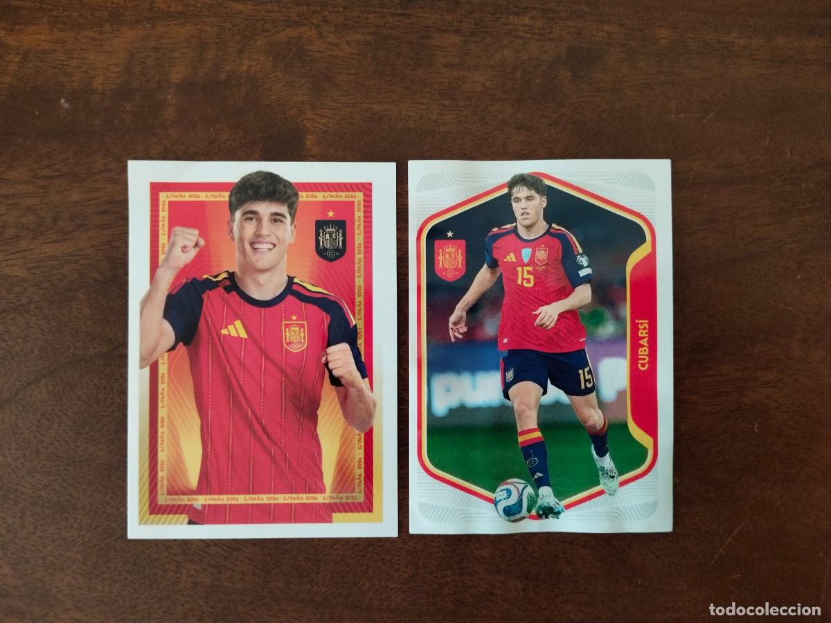 Cromos de f&uacute;tbol: 2 cromos de Cubars&iacute;, Mundial 2026. 23 y 24.