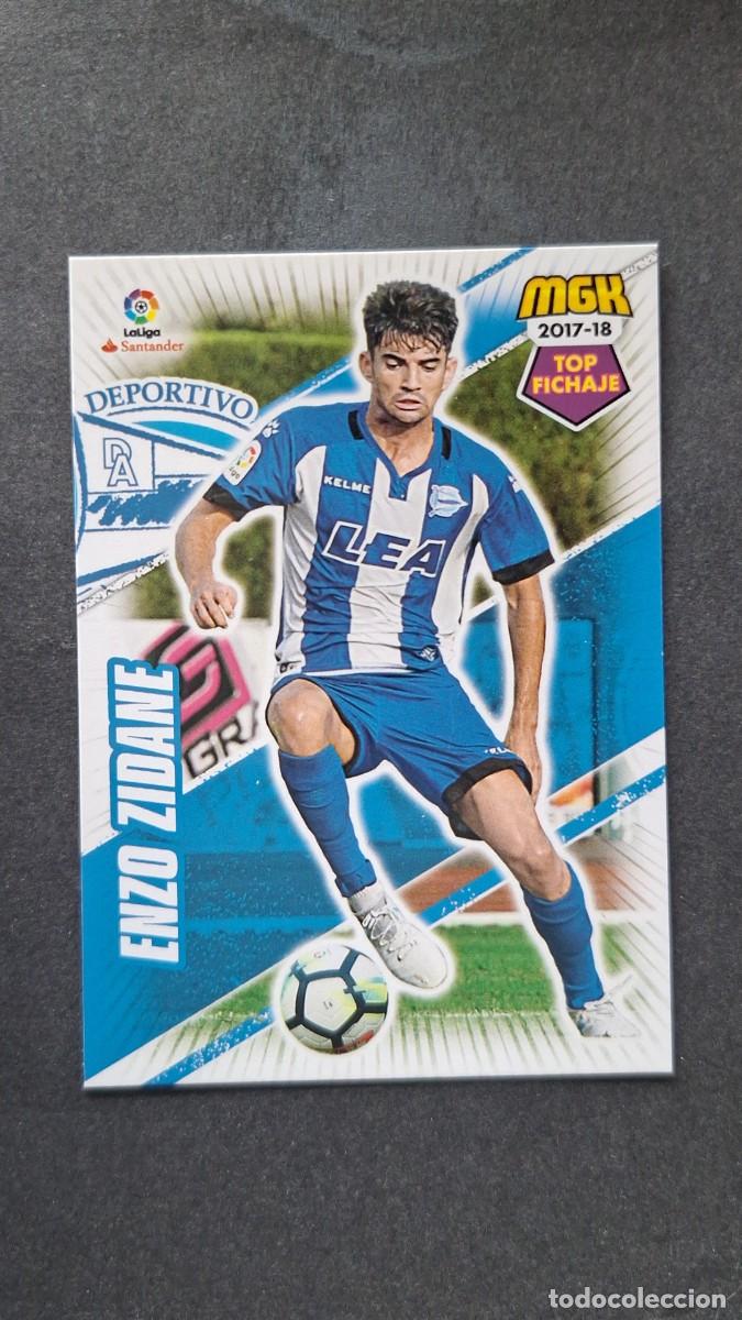 Cromos de f&uacute;tbol: L1 ENZO ZIDANE DEPORTIVO ALAVES 19 TOP FICHAJE PANINI MEGACRACKS 2017 2018 17 18