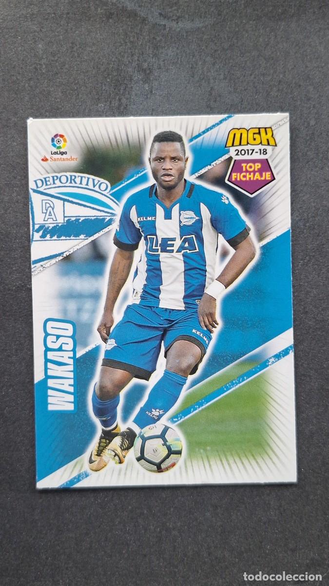 Cromos de f&uacute;tbol: L1 WAKASO DEPORTIVO ALAVES 20 TOP FICHAJE PANINI MEGACRACKS 2017 2018 17 18