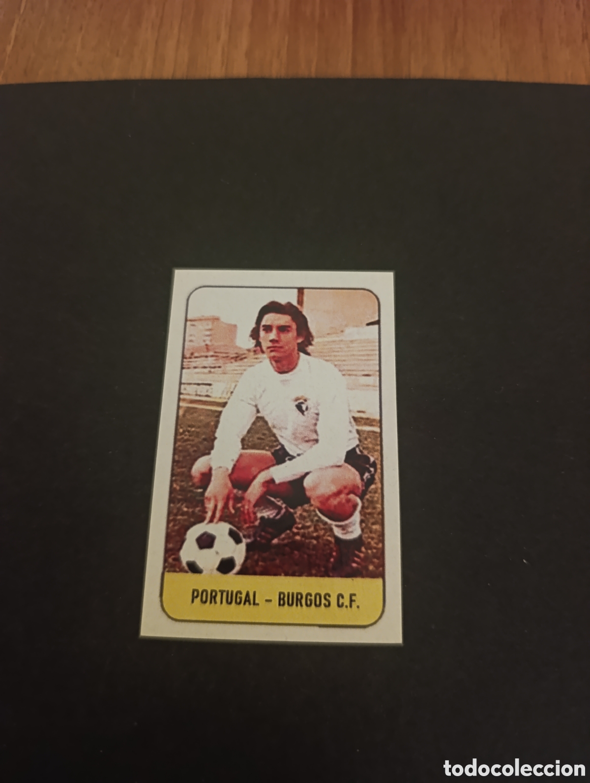 Fu&szlig;ball-Sticker: Cromo Portugal Burgos CF Liga Este 78 79, ampliaci&oacute;n de la colecci&oacute;n.