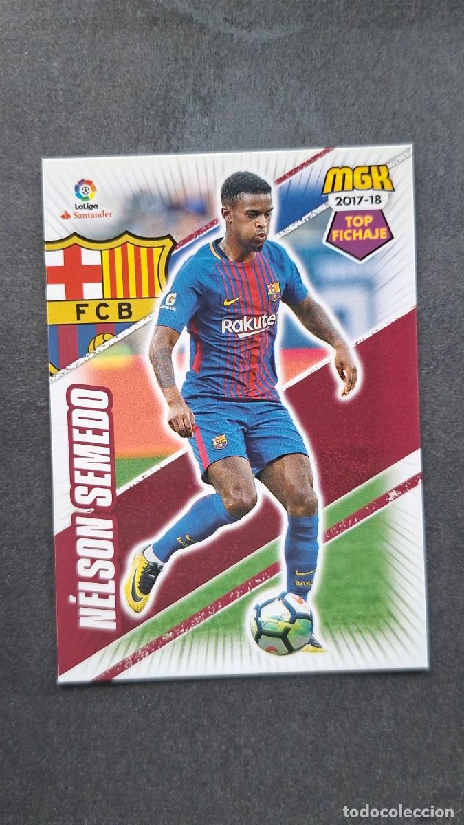 Cartes &agrave; collectionner de Football: L1 NELSON SEMEDO F. C. BARCELONA 100 TOP FICHAJE PANINI MEGACRACKS 2017 2018 17 18