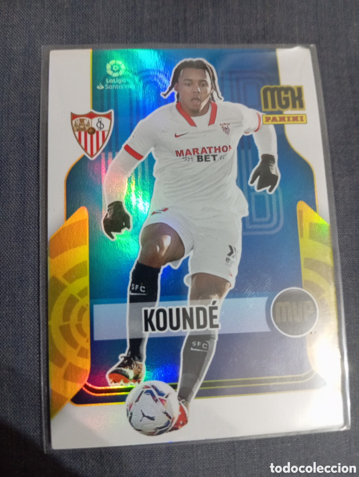 Cartes &agrave; collectionner de Football: Kound&eacute; Sevilla MVP n&deg;372 / PANINI MEGACRACKS 2021/2022