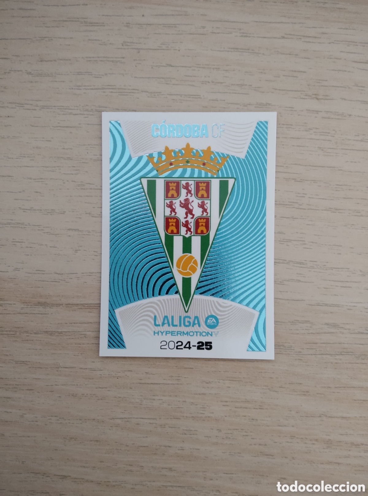 Cromos de f&uacute;tbol: 7 ESCUDO CORDOBA LIGA ESTE 2024 2025