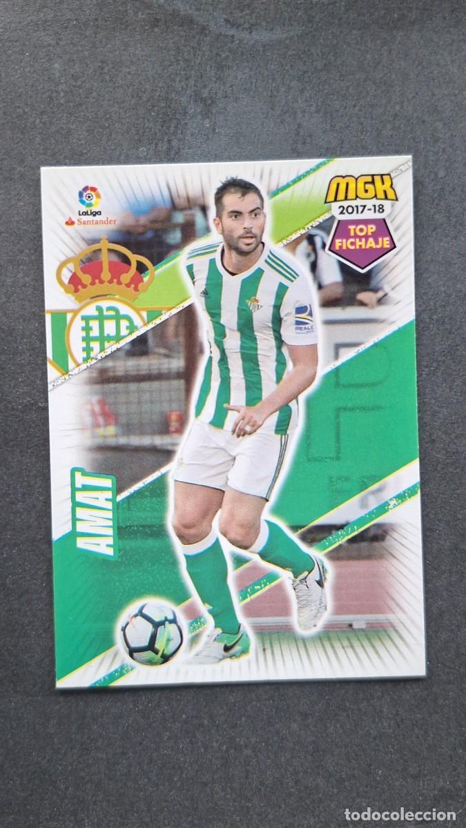 Cromos de f&uacute;tbol: L1 AMAT REAL BETIS BALOMPIE 127 TOP FICHAJE PANINI MEGACRACKS 2017 2018 17 18
