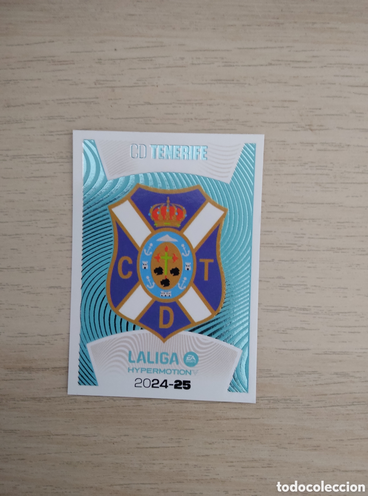 Cromos de f&uacute;tbol: 21 ESCUDO CD TENERIFE LIGA ESTE 2024 2025