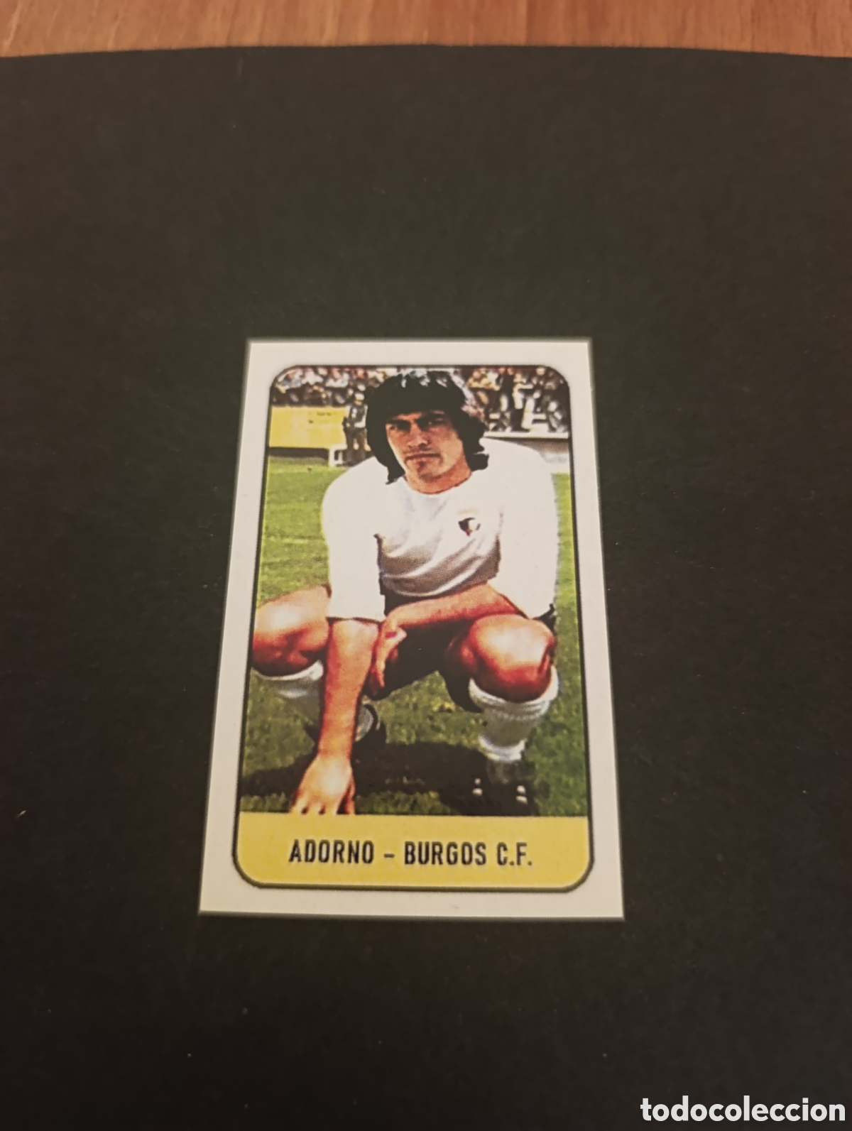 Cromos de f&uacute;tbol: Cromo Adorno Burgos CF Liga Este 78 79, ampliaci&oacute;n de la colecci&oacute;n.