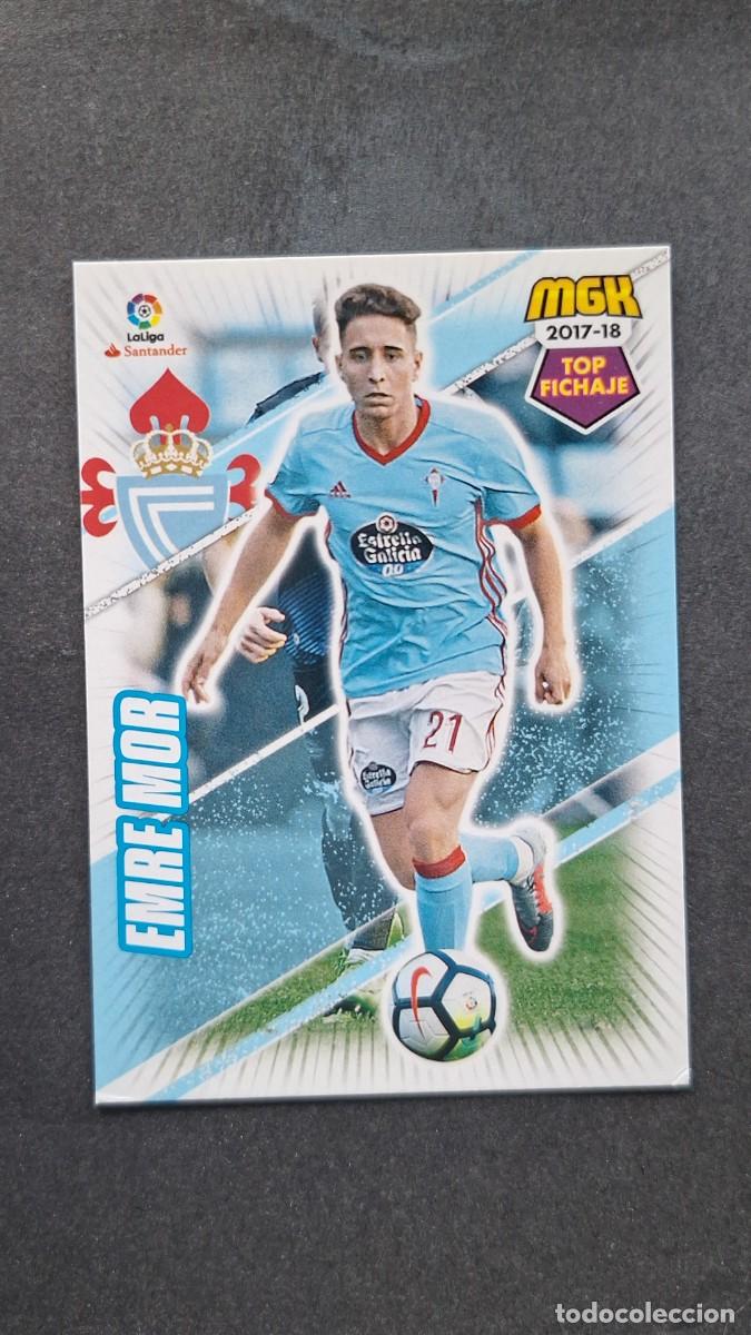 Cromos de f&uacute;tbol: L1 EMRE MOR CELTA DE VIGO 156 TOP FICHAJE PANINI MEGACRACKS 2017 2018 17 18