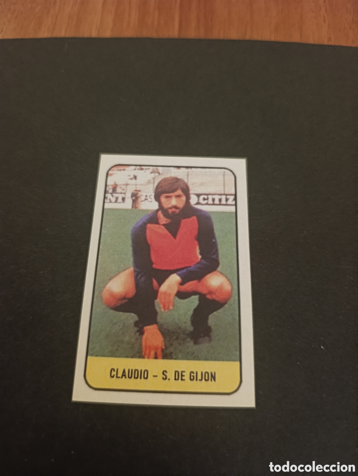 Cromos de f&uacute;tbol: Cromo Claudio Sporting de Gij&oacute;n Liga Este 78 79, ampliaci&oacute;n de la colecci&oacute;n.