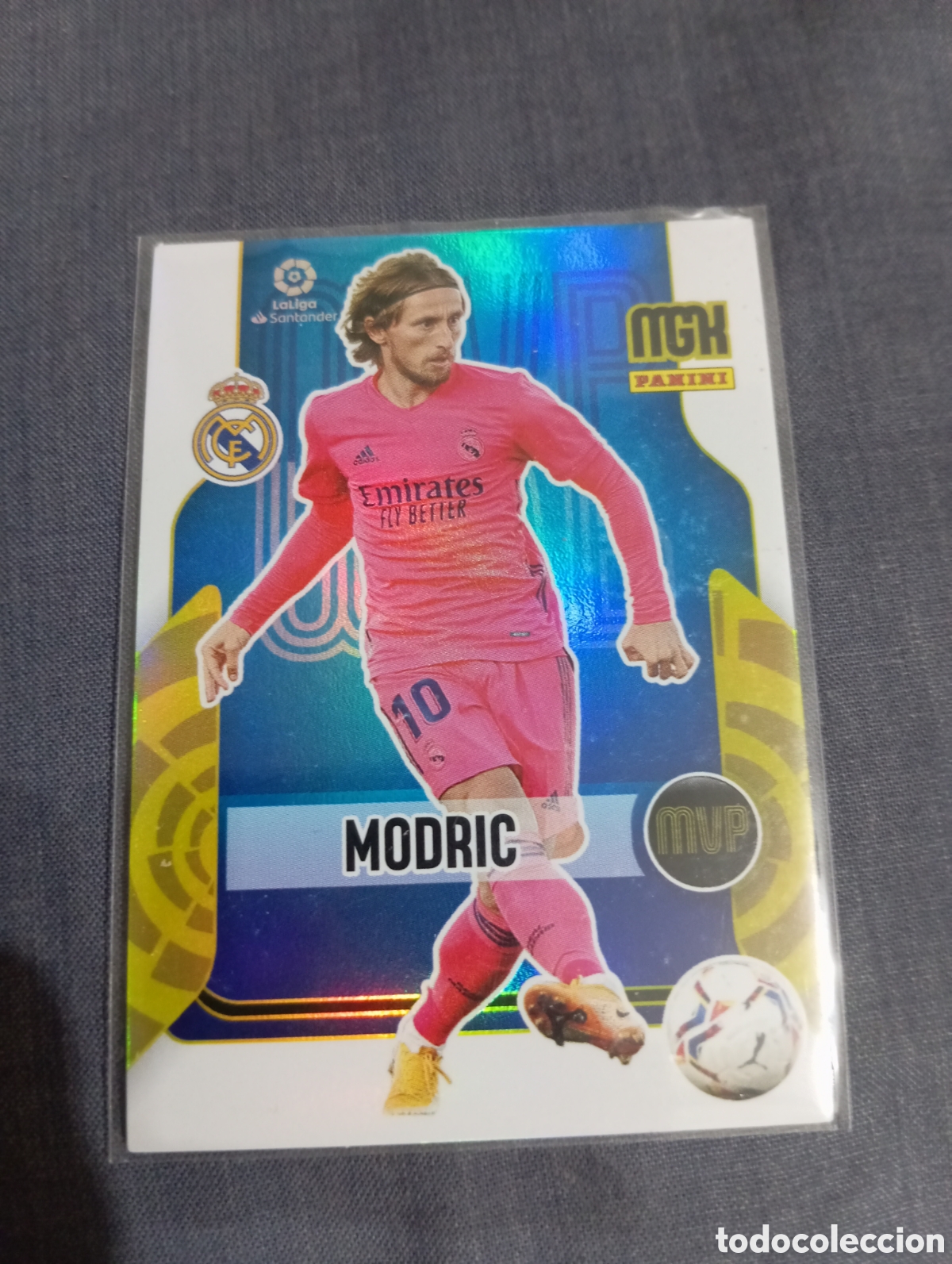 Cromos de f&uacute;tbol: Modric Real Madrid MVP n&deg;376 / PANINI MEGACRACKS 2021/2022