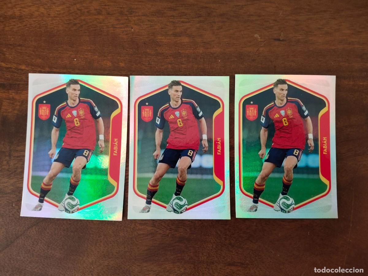 Cromos de f&uacute;tbol: 3 cromos de Fabi&aacute;n. Mundial 2026. 36.