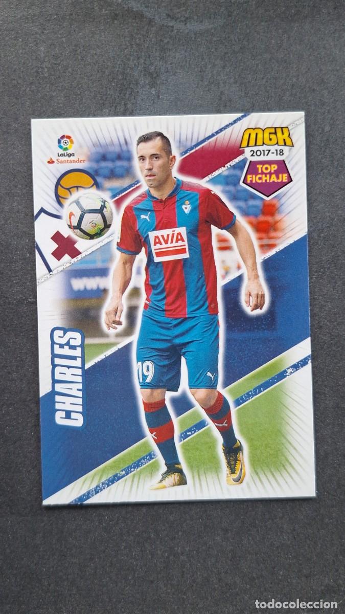 Cromos de f&uacute;tbol: L1 CHARLES S. D. EIBAR 210 TOP FICHAJE PANINI MEGACRACKS 2017 2018 17 18