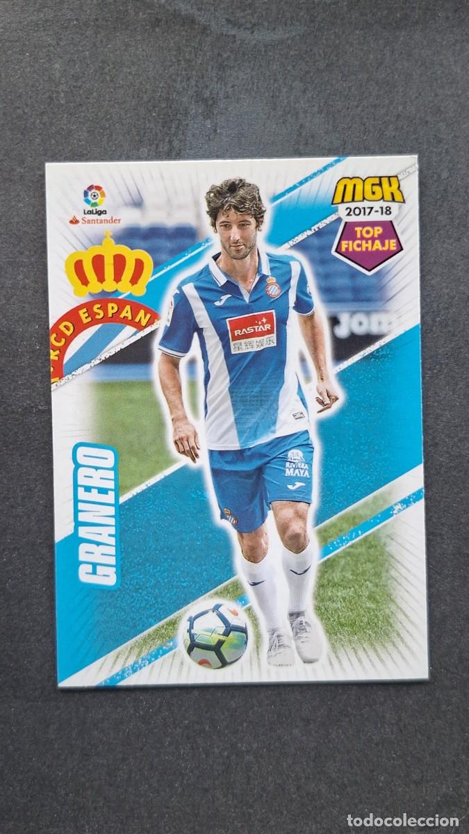 Cromos de f&uacute;tbol: L1 GRANERO R. C. D. ESPA&Ntilde;OL 235 TOP FICHAJE PANINI MEGACRACKS 2017 2018 17 18