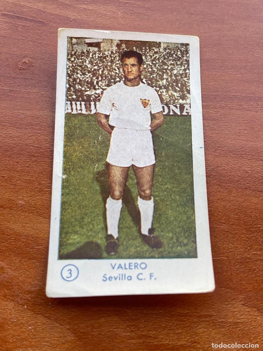 Cromos de f&uacute;tbol: VALERO 3 SEVILLA Gr&aacute;ficas Bachende liga 1957 1958 sin pegar