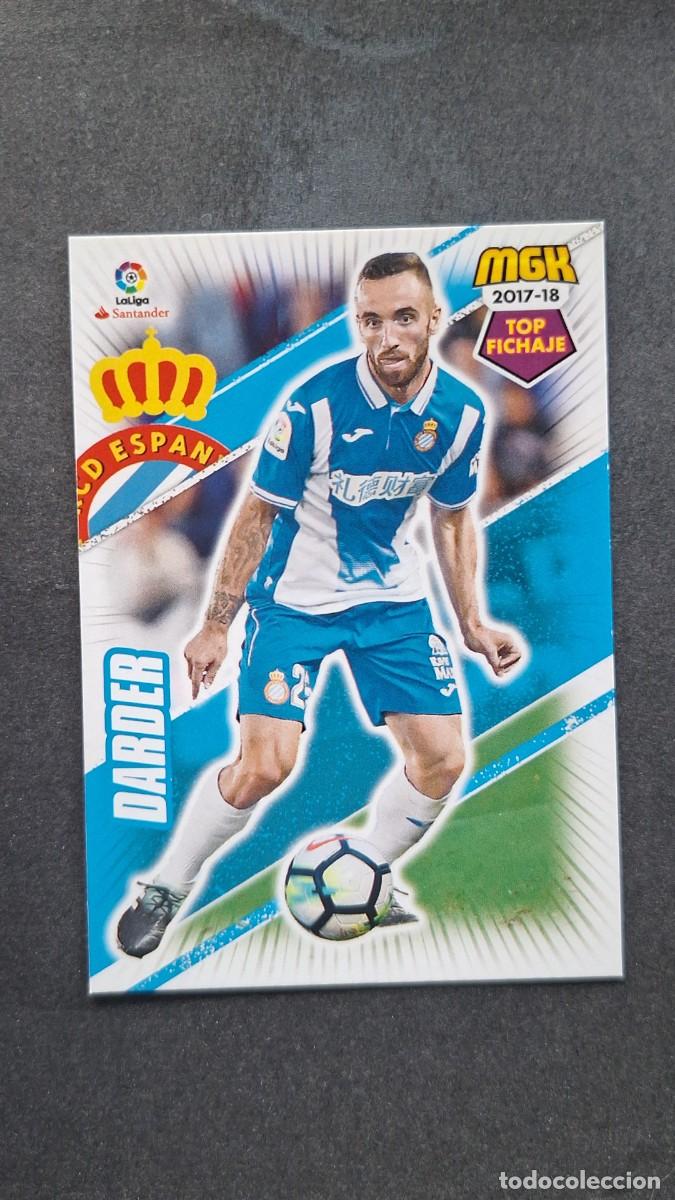 Cromos de f&uacute;tbol: L1 DARDER R. C. D. ESPA&Ntilde;OL 237 TOP FICHAJE PANINI MEGACRACKS 2017 2018 17 18