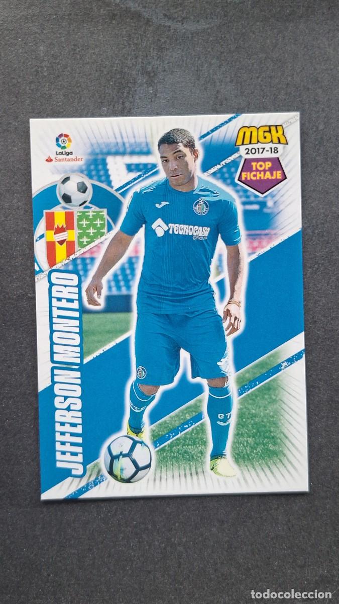 Cromos de f&uacute;tbol: L1 JEFFERSON MONTERO GETAFE C. F. 263 TOP FICHAJE PANINI MEGACRACKS 2017 2018 17 18