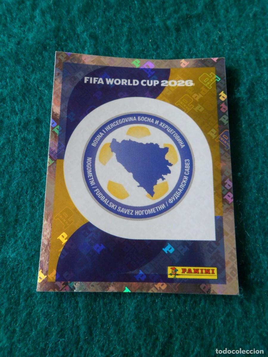 Cromos de f&uacute;tbol: CROMO FIFA WORLD CUP 2026. PANINI. LOGO BOSNIA HERZEGOBINA. BIH 1