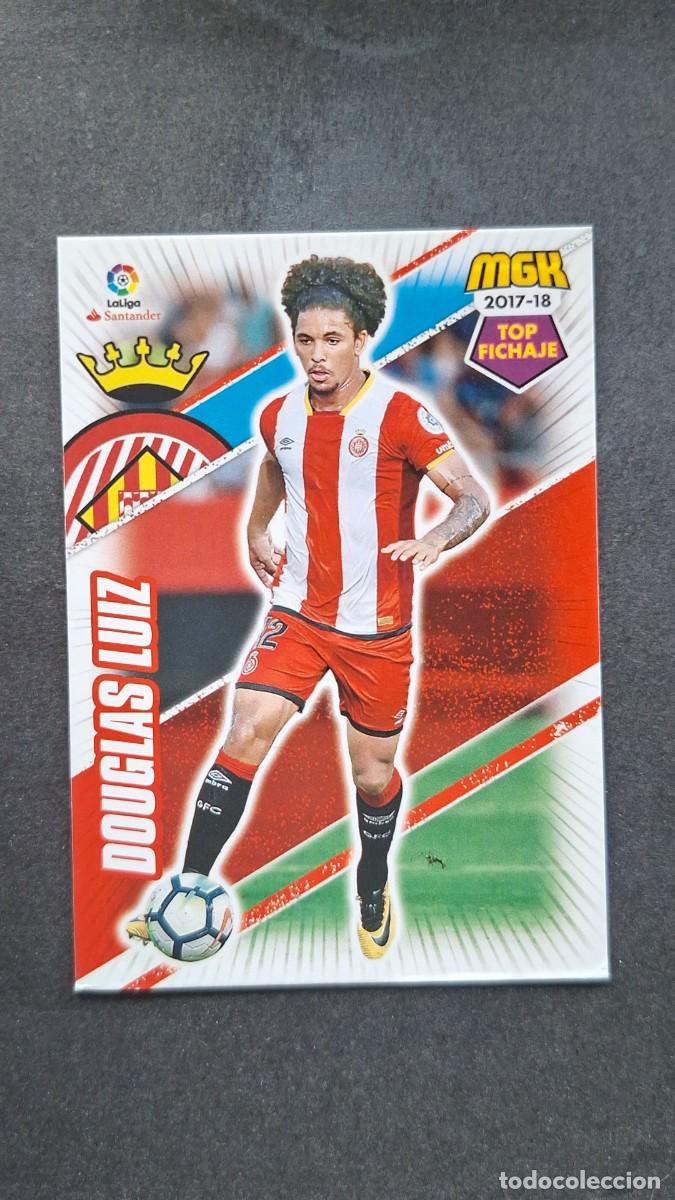 Football Stickers: L1 DOUGLAS LUIZ GIRONA C. F. 290 TOP FICHAJE PANINI MEGACRACKS 2017 2018 17 18