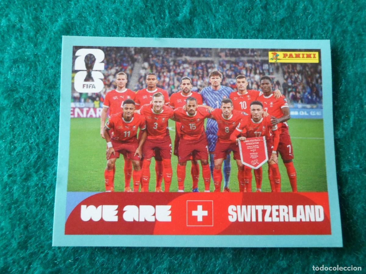 Cromos de f&uacute;tbol: CROMO FIFA WORLD CUP 2026. PANINI. EQUIPO (TEAM) SUIZA. SUI 13