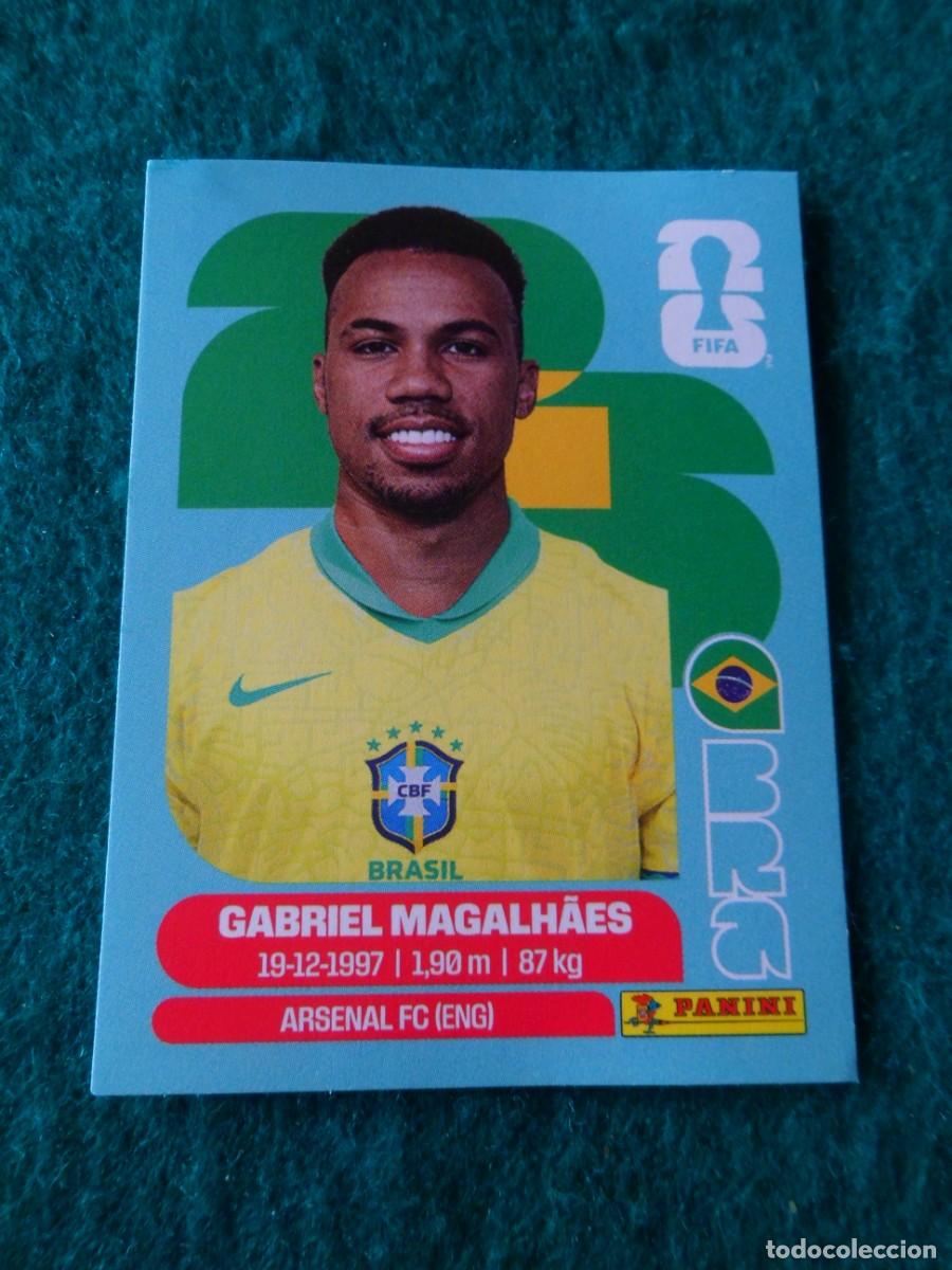 Cromos de f&uacute;tbol: CROMO FIFA WORLD CUP 2026. PANINI. GABRIEL MAGALHAES. BRA 6