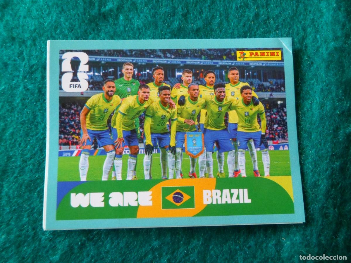 Cromos de f&uacute;tbol: CROMO FIFA WORLD CUP 2026. PANINI. EQUIPO (TEAM) BRASIL. BRA 13