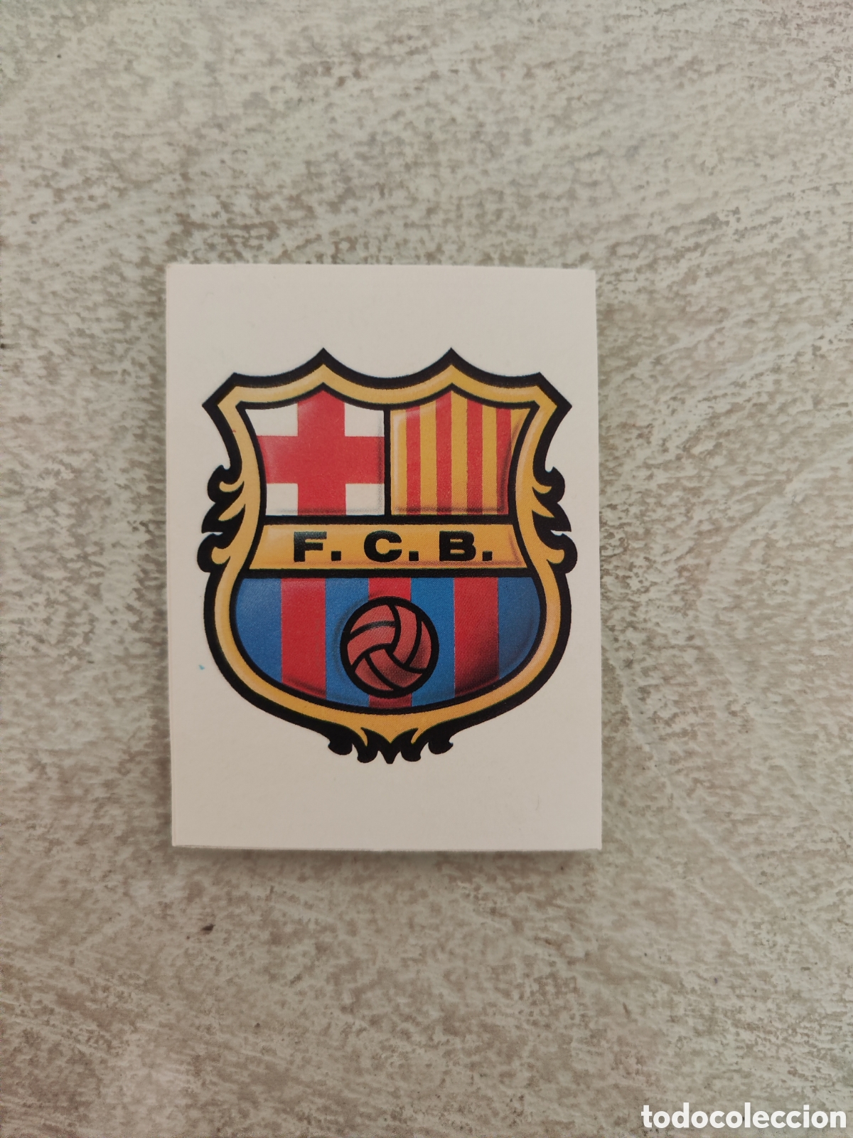 Cromos de Futebol: Este 87 88 despegado Barcelona escudo