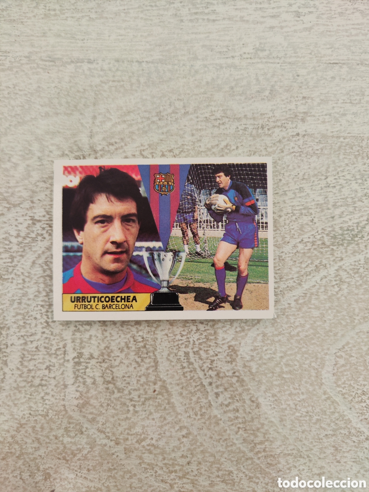 Fu&szlig;ball-Sticker: Este 87 88 sin pegar Barcelona Urruticoechea
