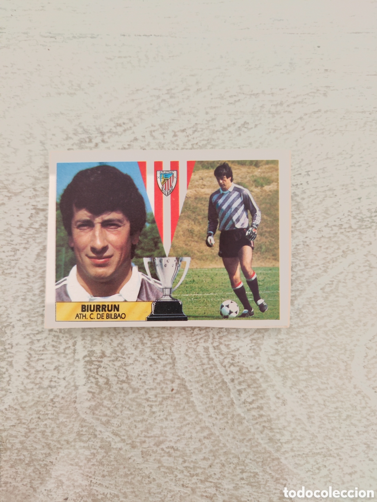 Football Stickers: Este 87 88 despegado Athletic Bilbao Biurrun