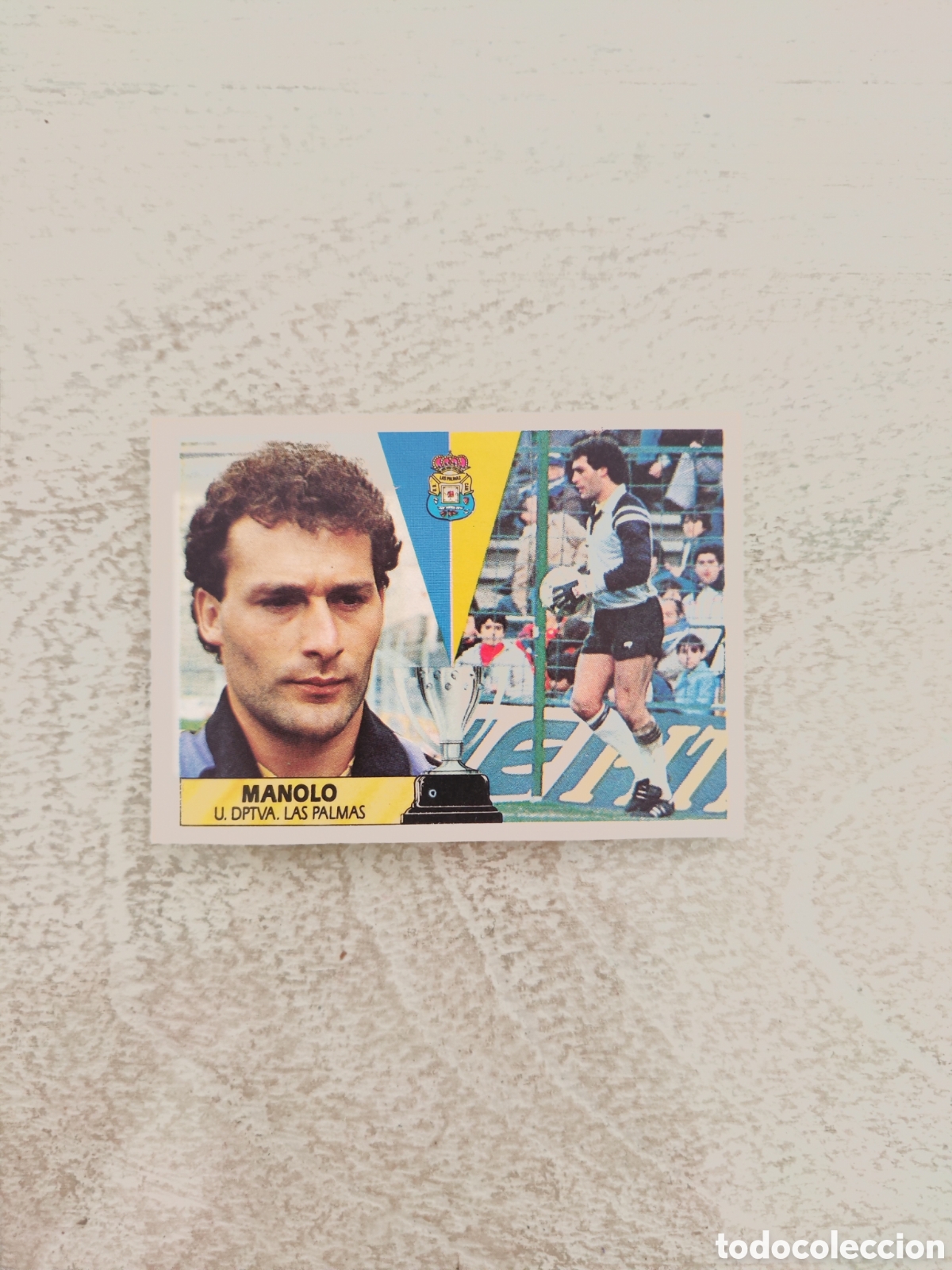 Football Stickers: Este 87 88 despegado UD Las Palmas Manolo