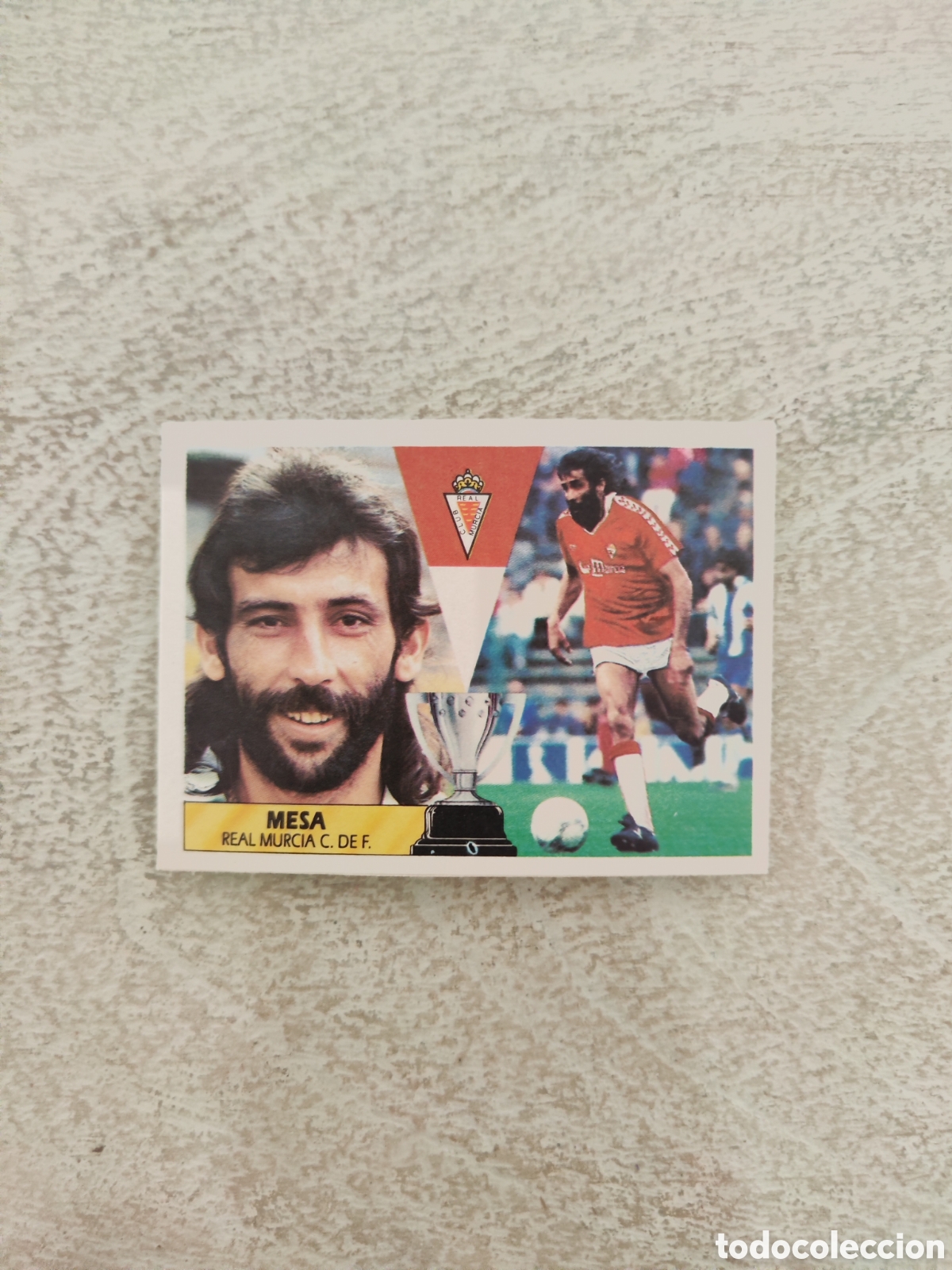 Cartes &agrave; collectionner de Football: Este 87 88 despegado Real Murcia Mesa baja