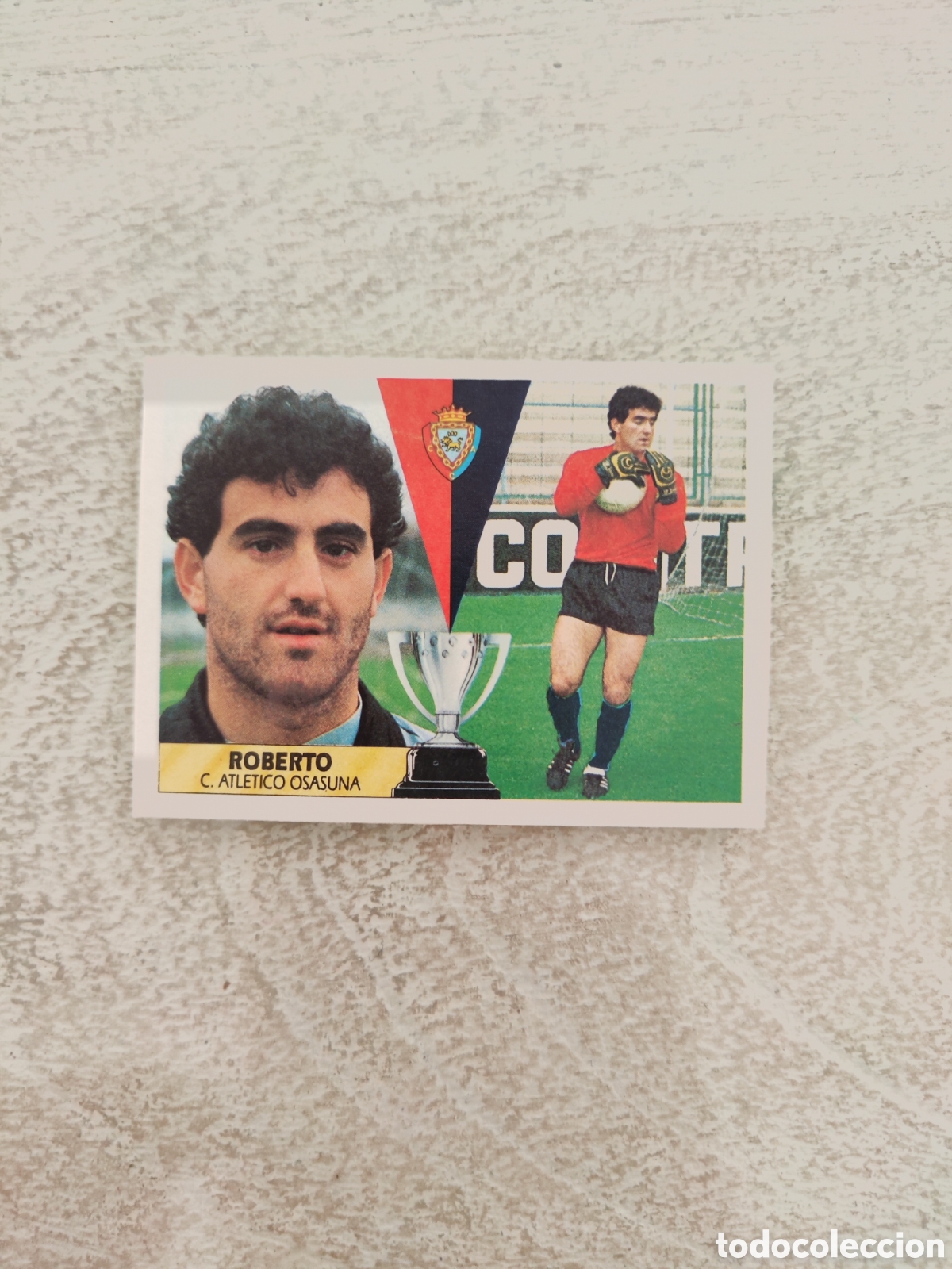 Cartes &agrave; collectionner de Football: Este 87 88 despegado Osasuna Roberto