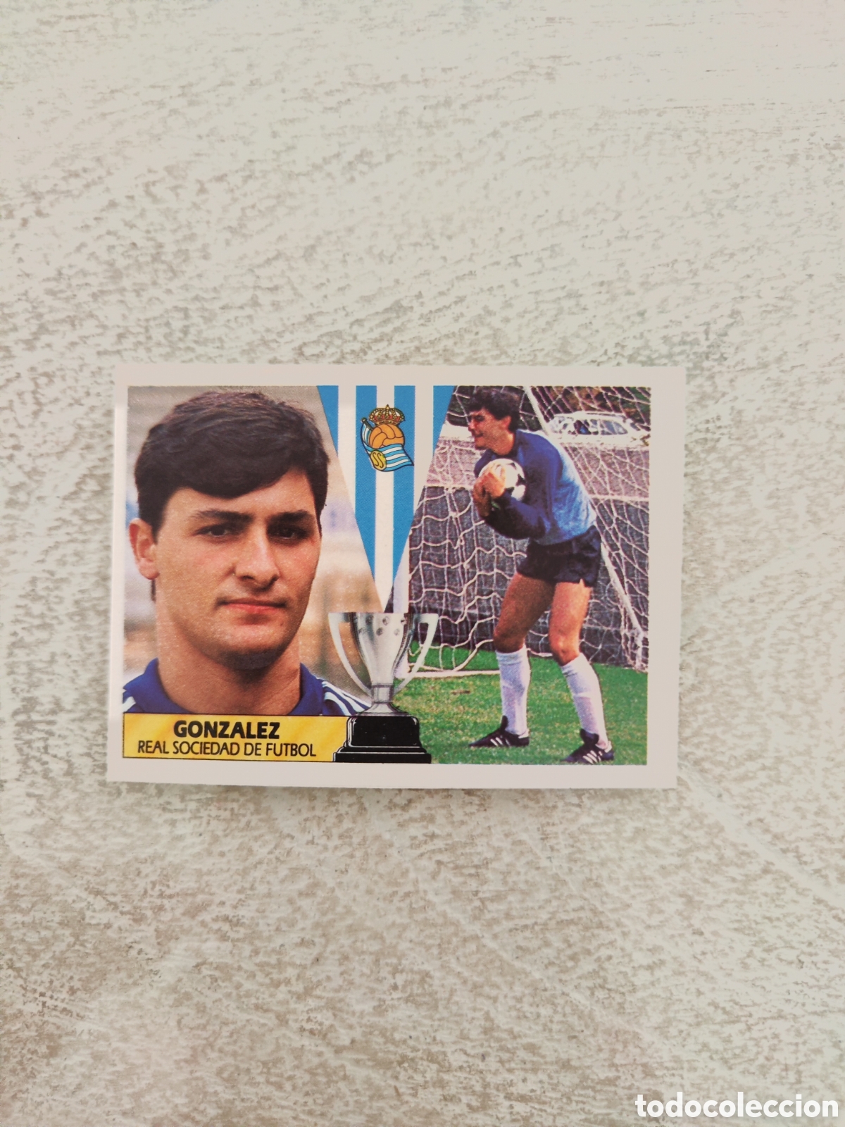 Cromos de f&uacute;tbol: Este 87 88 despegado Real Sociedad Gonz&aacute;lez